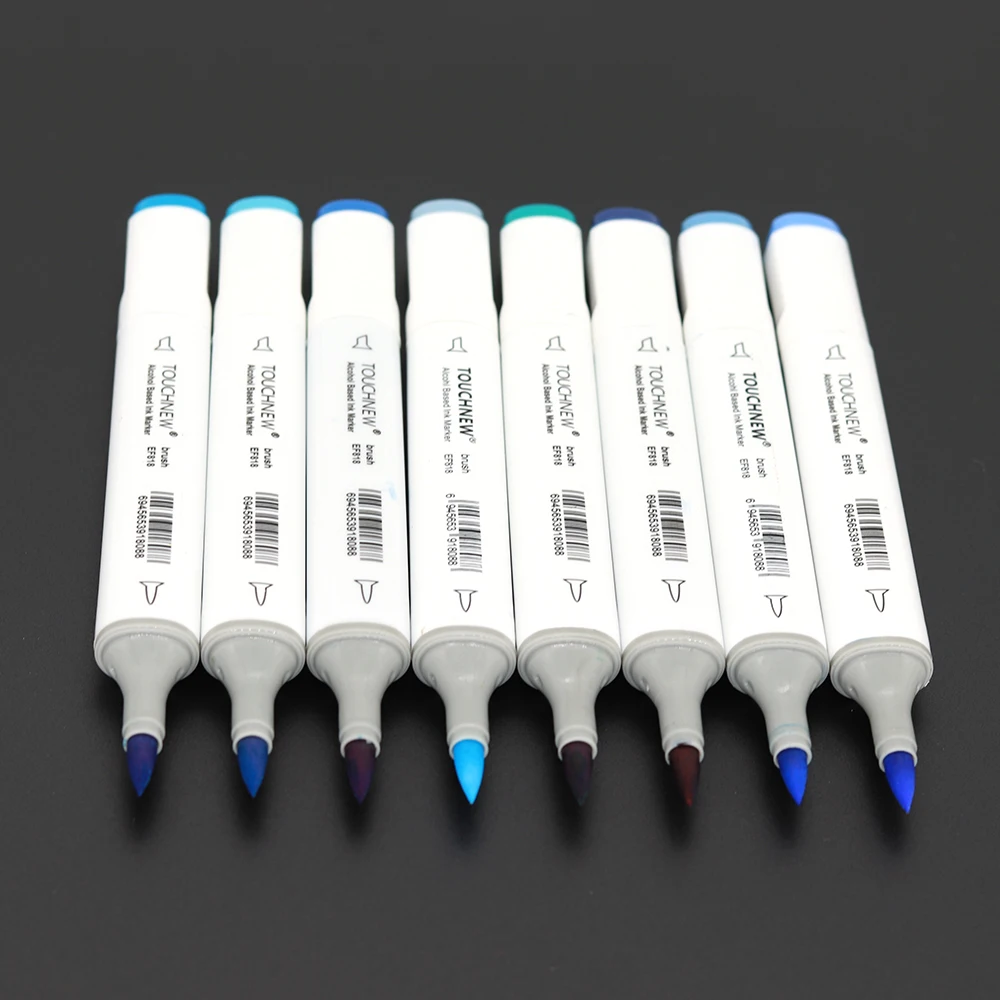 1Pcs Color Soft Brush Markers Alcohol Based Sketch Dual Tip Drawing Marker Pen Art Markers Pen Manga Art Supplies White white marker pens marker pens color marker pens pen marker markers pen marker pen art marker pens art markers manga markers sketching markers