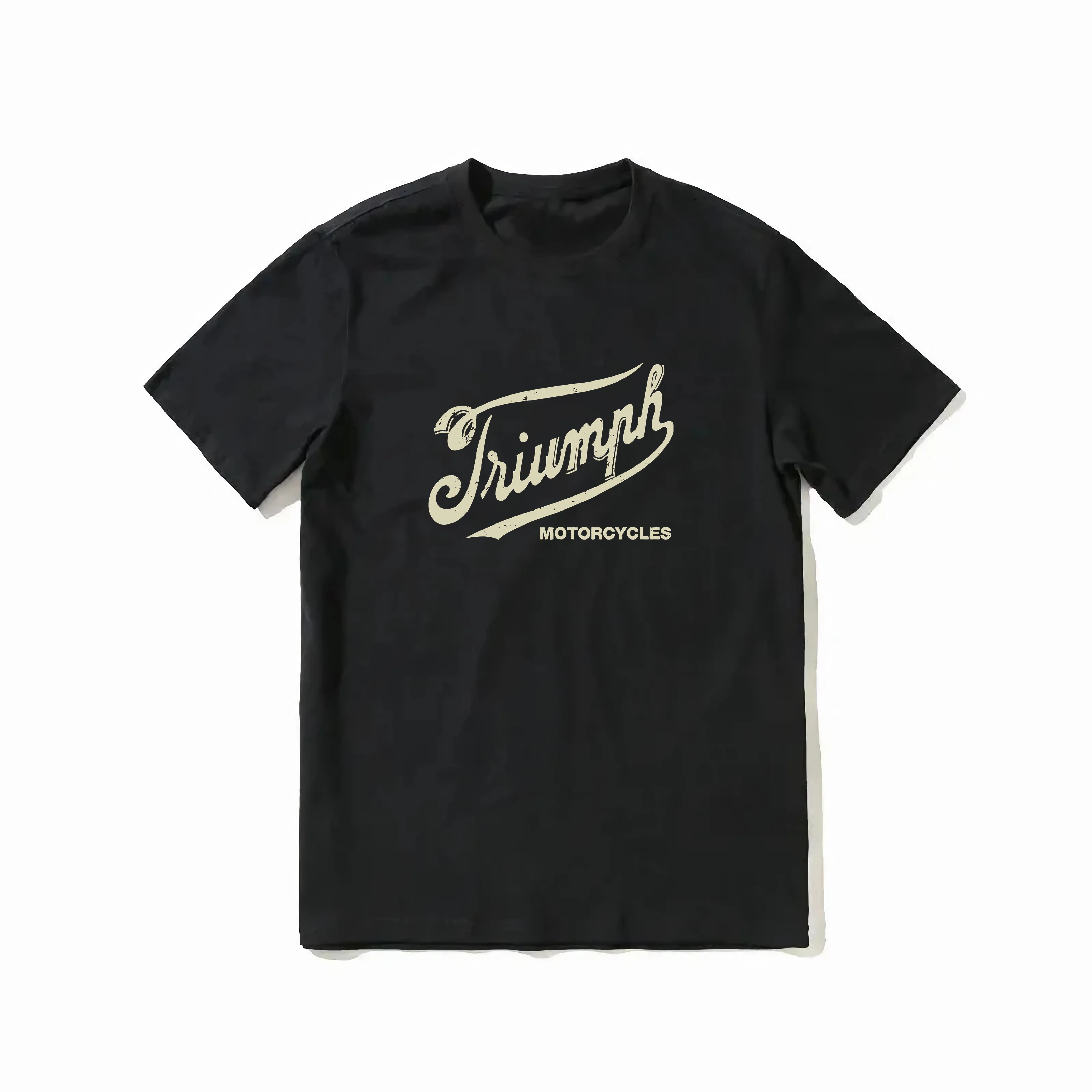 

[TEW] 2024 Summer Trend Men's Cotton T-shirt Triumphs Print Street Casual Women's Short Sleeve