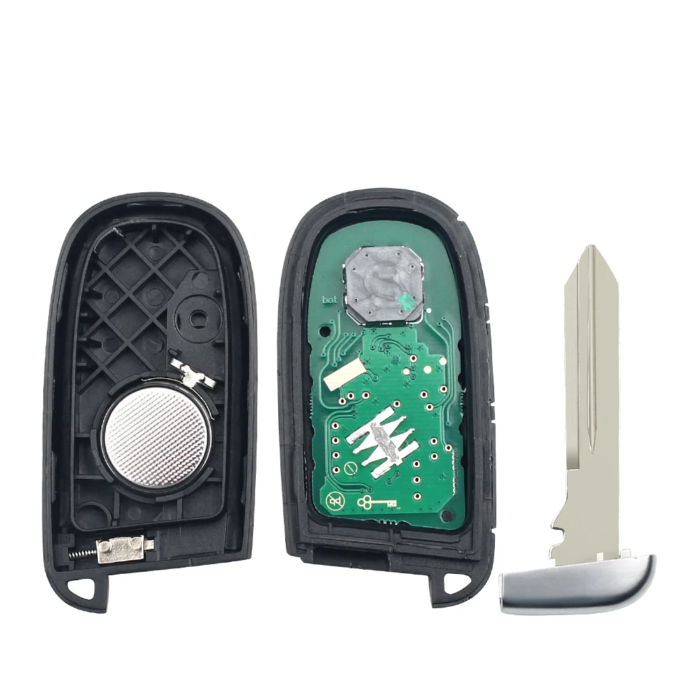 Replacement 5 Buttons Smart Remote Key Fob 433MHz M3N40821302 for Jeep Grand Cherokee 2013-Dodge Journey Challenge