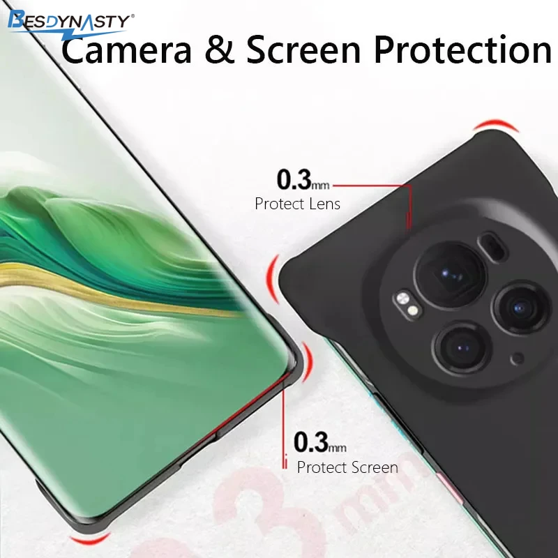 Frameless Slim Matte Hard Luxury ShockProof Case