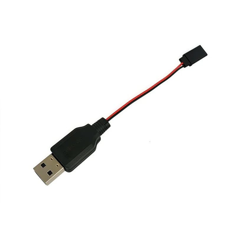 Vue rapprochée du câble chargeur USB 3.7V avec connecteurs SM et Air pour batterie drone RC