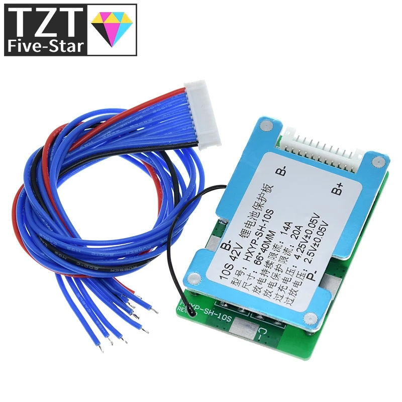 GREATZT 1/3PCS 10S 42V 15A BMS Scheda di Protezione per Batterie al Litio 18650 con Bilanciamento e Controllo Temperatura Integrato - Image 5