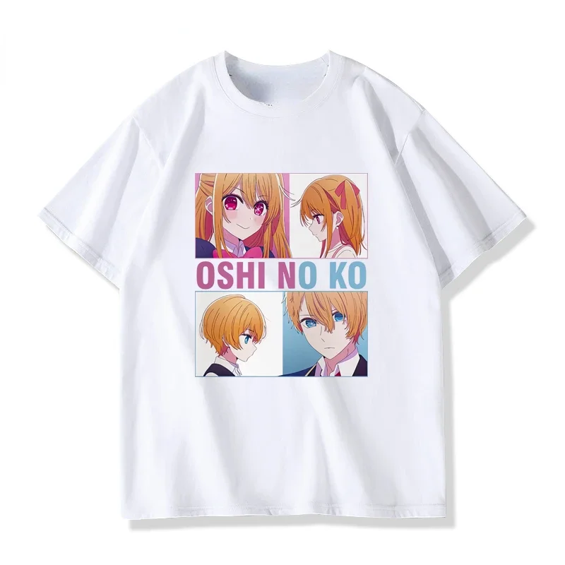 

Kawaii Ladies Tshirt Clothing Top Tees Japanese Anime Women T-shirt Oshi No Ko Anime Ai Hoshino Cosplay Harajuku Graphic T Shirt