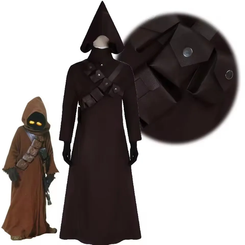 Jawa Cosplay Raider Fantasia Clothing Sand People Costume Hooded Cloak ...