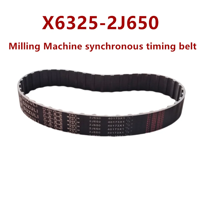 

Milling Machine synchronous timing belt X6325-2J650 Perimeter=579.6mm 42 Teeth Width 28mm 40173 x 1 1/8" 2J650
