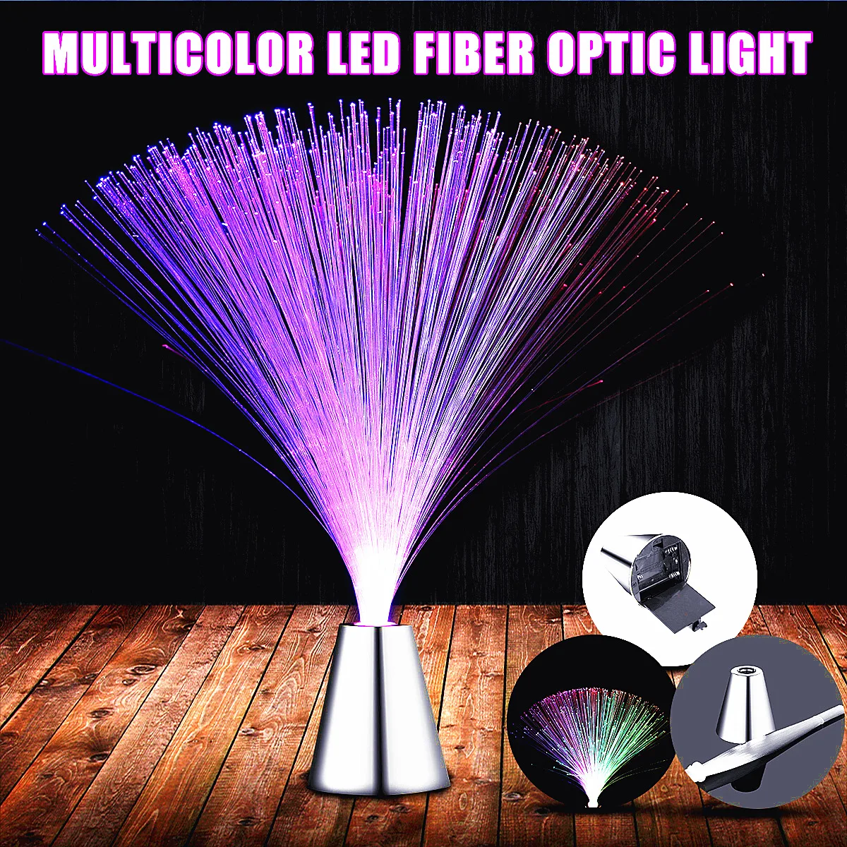 

Multi-Colorful LED Optic Fiber Light Festival Party Wedding Decor Lamp Creative Atmosphere Night Lamp Home Decoration lamp