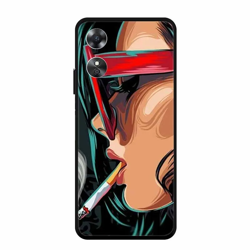 Cool Animal Design Black Edge Silicone Soft Phone Cover Case