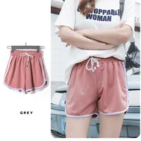 2024New Fashion Casual Bottoms Shorts Women Candy Color Breathable Plus Size Shorts Casual Lady Elastic Waist Sports Short Pants 1