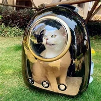 Cat Carrying Bag Breathable Portable Pet Outdoor Travel Backpack Transparent Bag Carrier Pet Transport Space Capsule