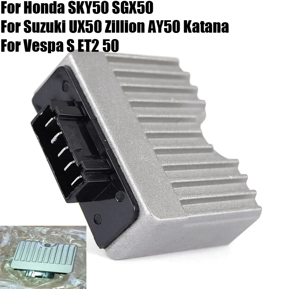 

Выпрямитель регулятора для Honda SKY50 SGX50 Suzuki UX50 Zillion AY50 Katana для Vespa S 50 4T 4V ET2 50 inietion 31600-GCG-840