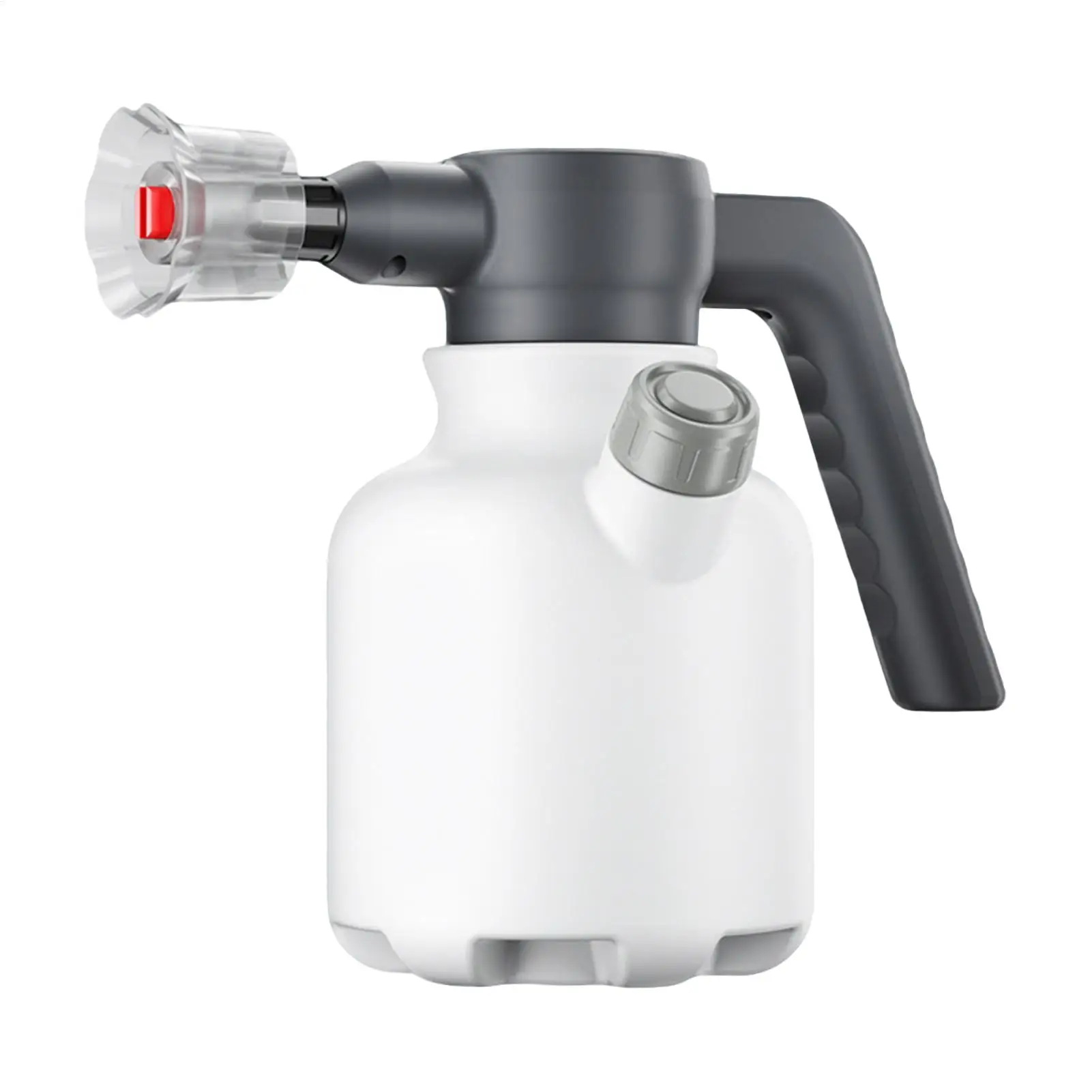 2L 전기 자동차 세차 폼 스프레이어 자흡식 충전식 에어 압력 분무기 자동 75도 팬형 폼 출력 병