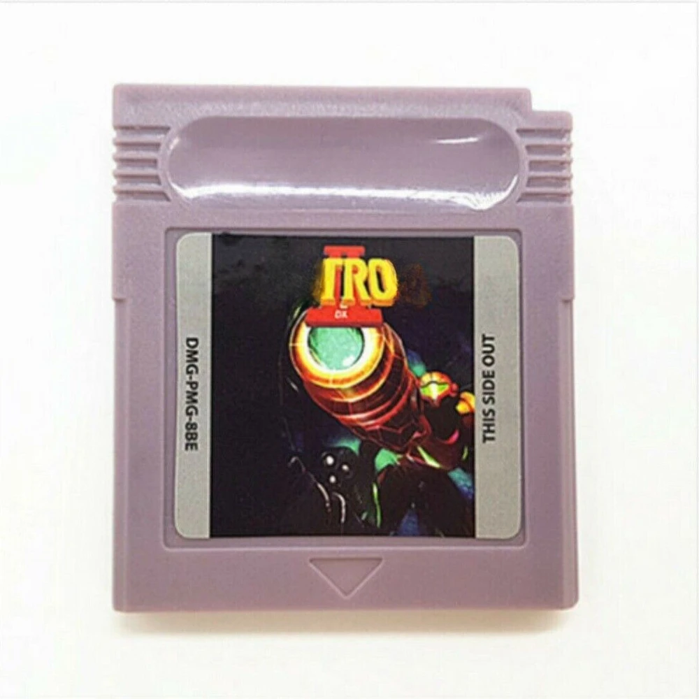 Write 16bit Metroided II 2 DX Card Cartridge for GBC GBA SP English Home Tool