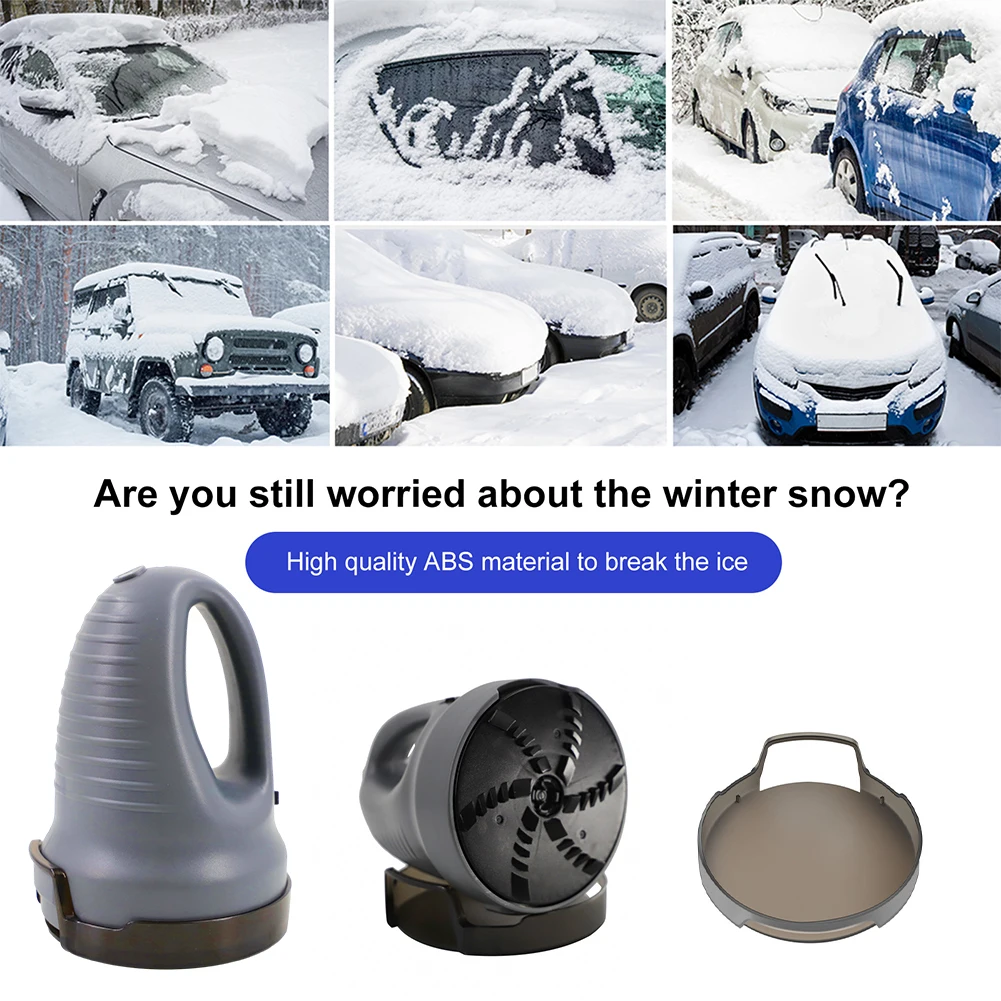 Electric Snow Remover Portable Car Ice Scraper Defrosting Deicing Tool  Scratch Free for Car Windshield Glass - AliExpress