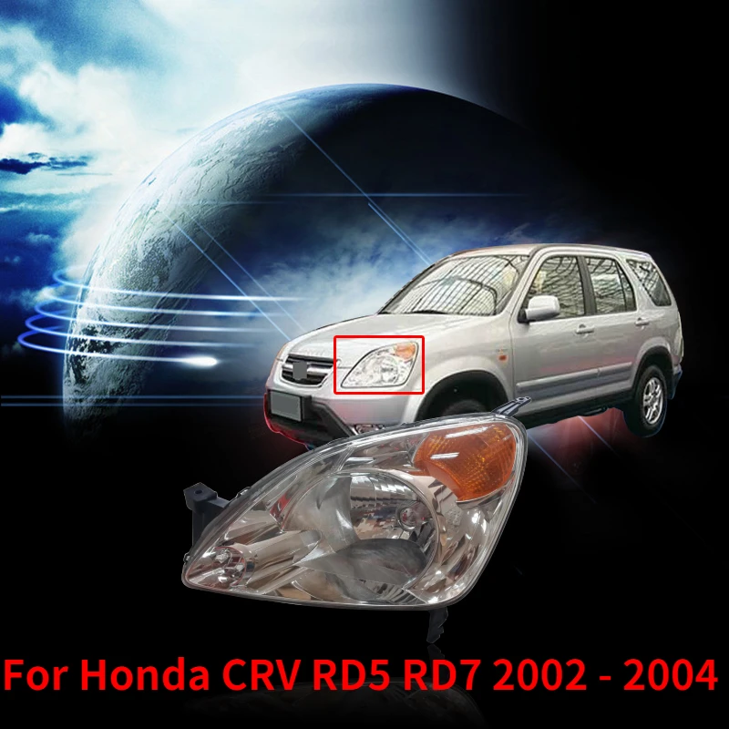 

Kamshing For Honda CRV CR-V RD5 RD7 2002 2003 2004 Front Bumper Headlight Headlamp Head Light Head Lamp