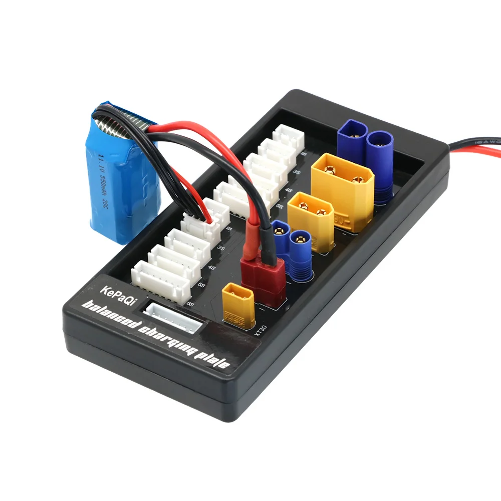 Carte de charge parallèle XT30 XT60 XT90 EC5 EC3 T pour batterie 2-6S