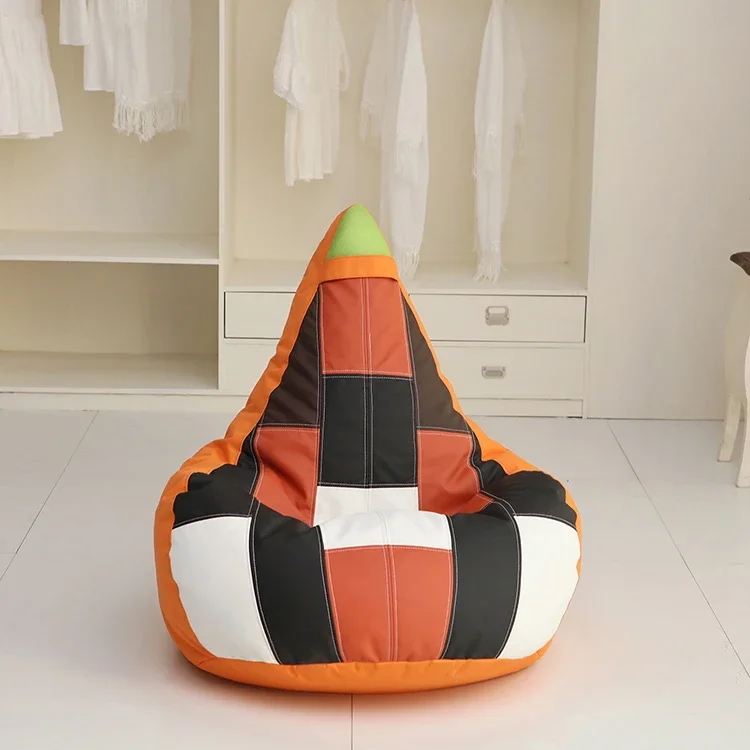 Outdoor furniture waterproof PU leather leisure bean bag lazy sofa soft EPS filling comfortable gaming bean bag