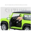 1:24 SUZUKI Jimny SUV Alloy Car Model Diecasts Metal Off-Road Vehicles Car Model Simulation Sound Light Collection Kids Toy Gift 6