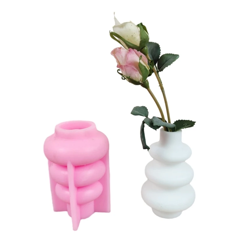 Concrete Mould Hand-Making Plant Pot Mold Simple Style Hand-making Silicone Molds Silicone Material for DIY Flower Vase Dropship pen holders molds candle holder mould candlestick mold diy hand making accessory dropship