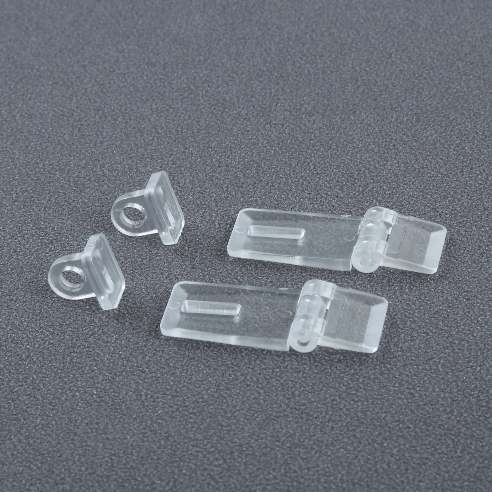 4 Sets Mini Hasp Latches Box Locks Jewelry Hinge Acrylic Buckle Clear Transparent Plastic Mini Cabinet Padlock Buckles 41*16mm furniture hardware toggle latches jewelry box hasps decorative latches buckle clamp
