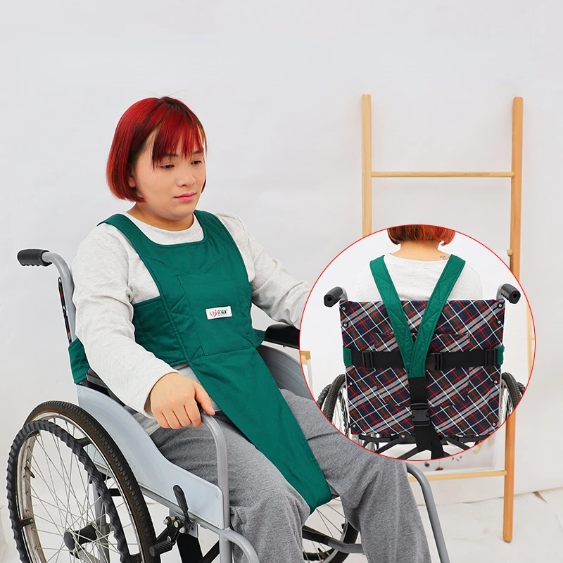 

Wheelchair restraint belt paralyzed disabled patient seat fixed belt wheelchair accessories adjustable safety restraint belt