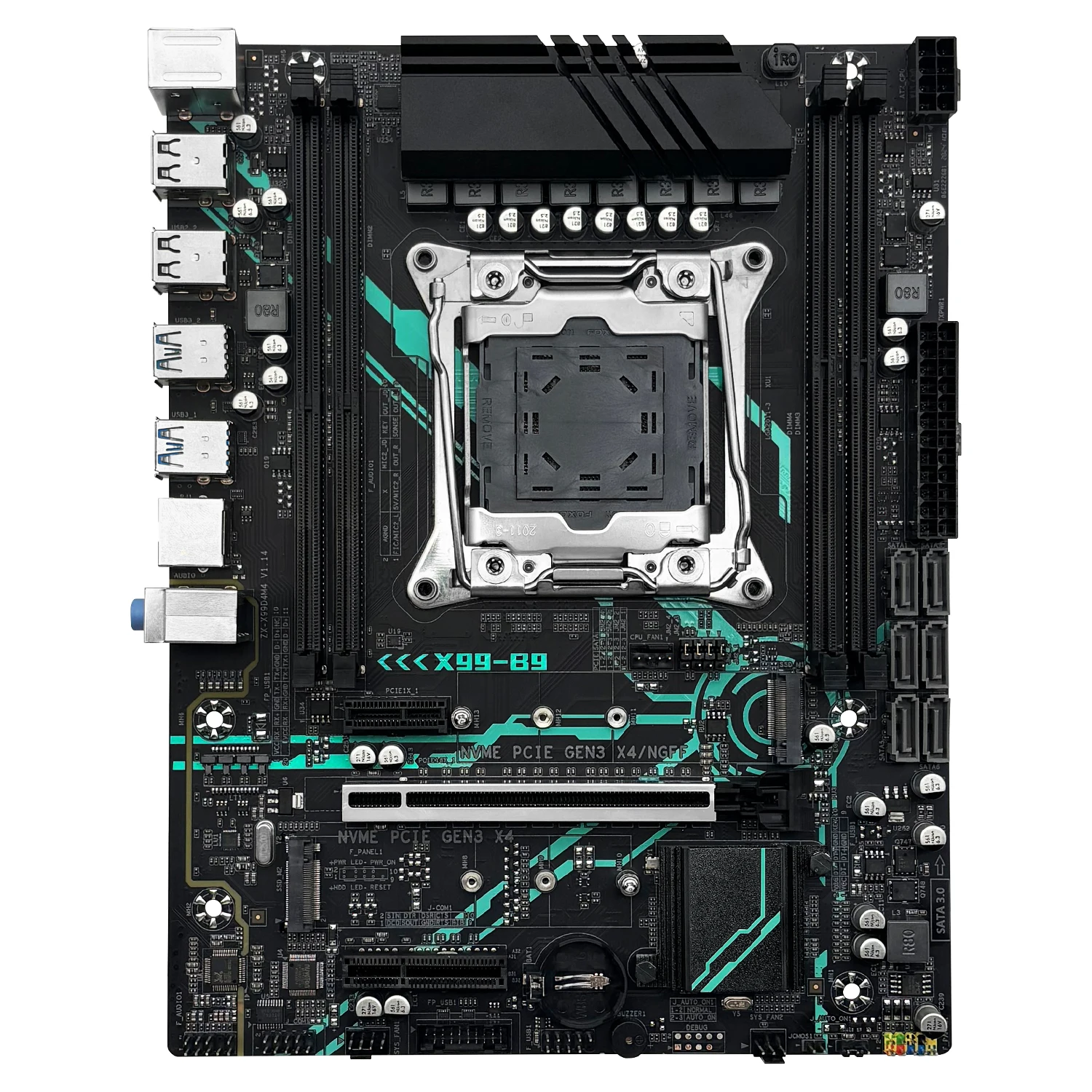 Kit Scheda Madre X99 LGA2011-3 Con CPU E 16GB RAM DDR4 ECC - Supporto NVMe