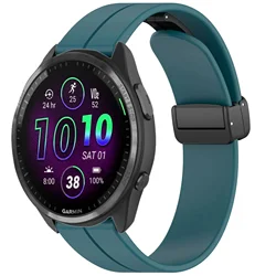 Magnetic Silicone Strap - Premium Comfort & Style - Width 20mm (Rock blue)