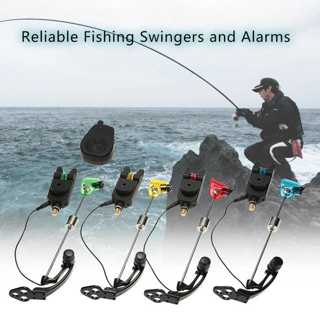 Lixada 4 1 Wireless Carp Fishing Bite Alarm Sets  Bite Alarm Carp Fishing  Kit - Fishing Tools - Aliexpress
