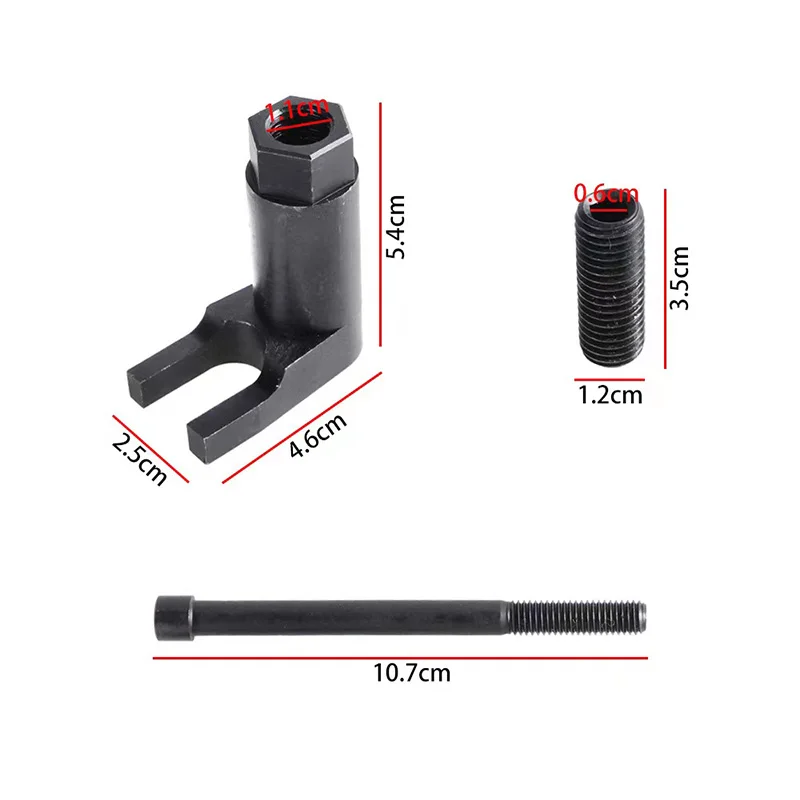 New diesel engine fuel injector disassembly tool Fuel injector remover Long bolt Short bolt remover Pullout tool Fuel fuel injector removal tool