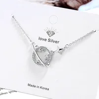 925 Stamp Silver Planet Star Zircon Necklaces For Women Luxury Designer Fine Jewelry Offers GaaBou Jewellery