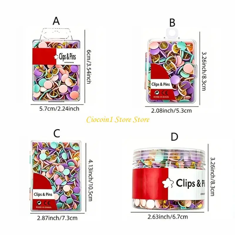 A3PC 지도 푸시 핀 팩 핀 보드 압정용 둥근 모양 그리기 지도 핀
