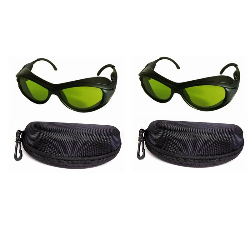 2x IPL / Laser Protection Goggles – 200nm-2000nm IR, OD5+, UV400 Safety Glasses