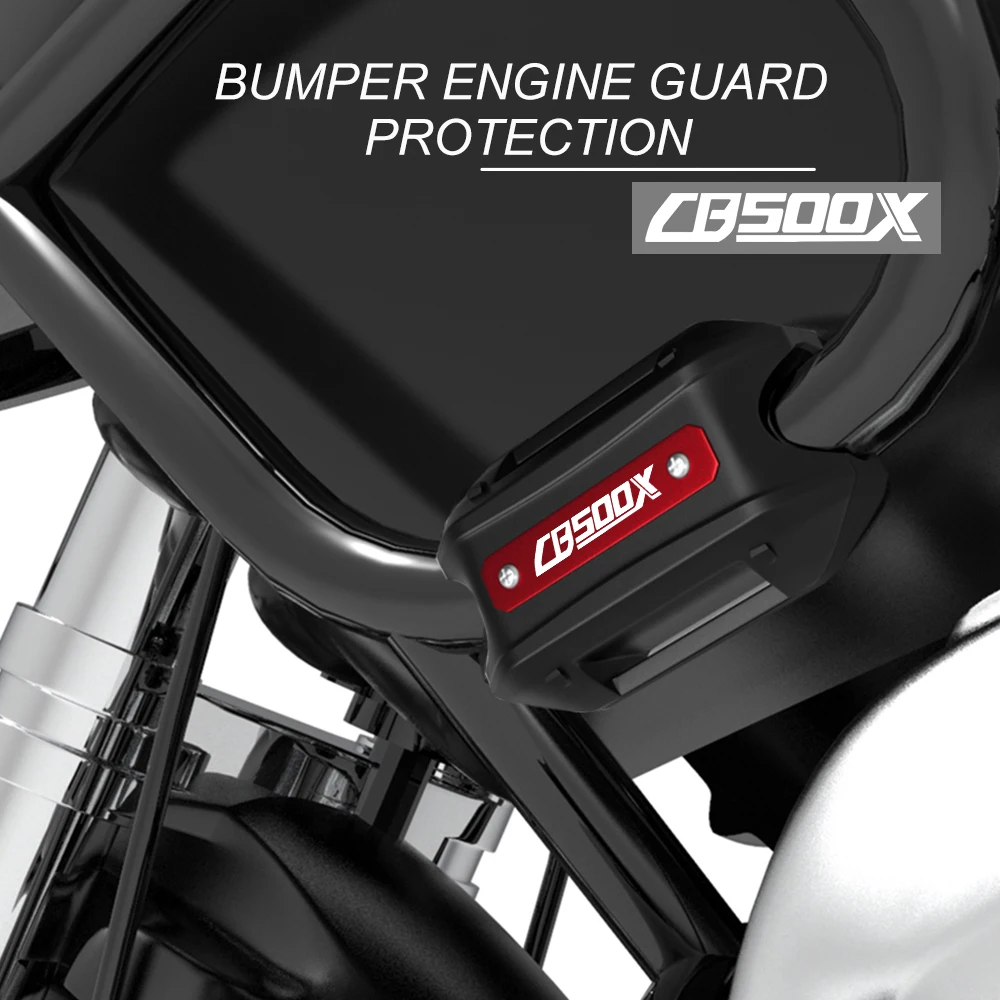 Motorcycle 25Mm Crash Bar Bumper Engine Guard Protection Decorative Block For Honda Cb500X Cb 500 X 2013 2014 2015 2016-2022