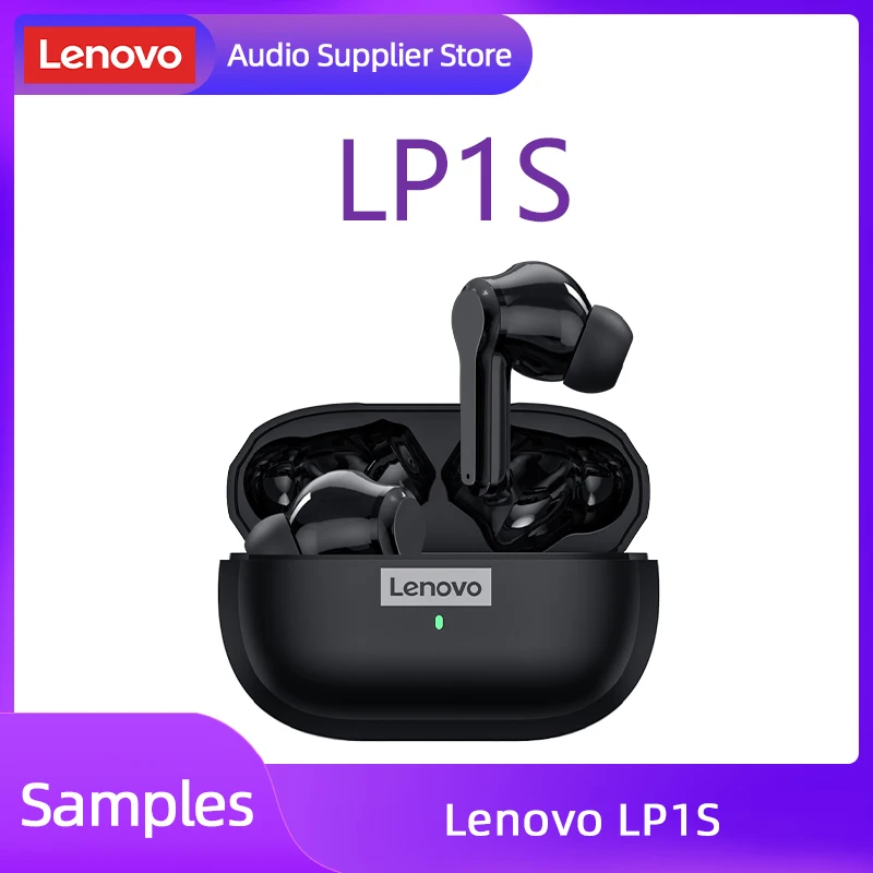 Оригинальные игровые беспроводные наушники Lenovo LP1S Pro TWS, Bluetooth наушники, спортивные наушники с микрофоном, высокая производительность