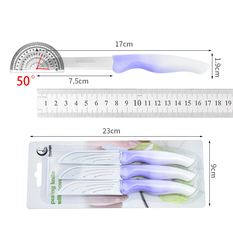 Gradient Fruit Knife Set 6