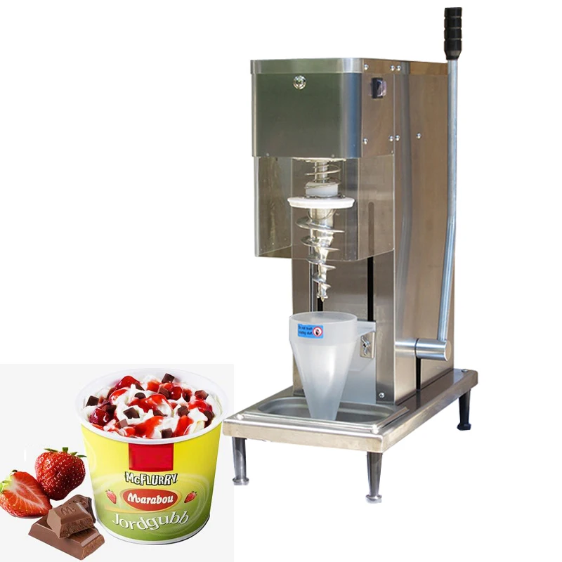 

Swirl Freeze Fruit Frozen Yogurt Ice Cream Gelato Blending Mixer Machine New Zealand Real Fruit Ice Cream Machine Automatic