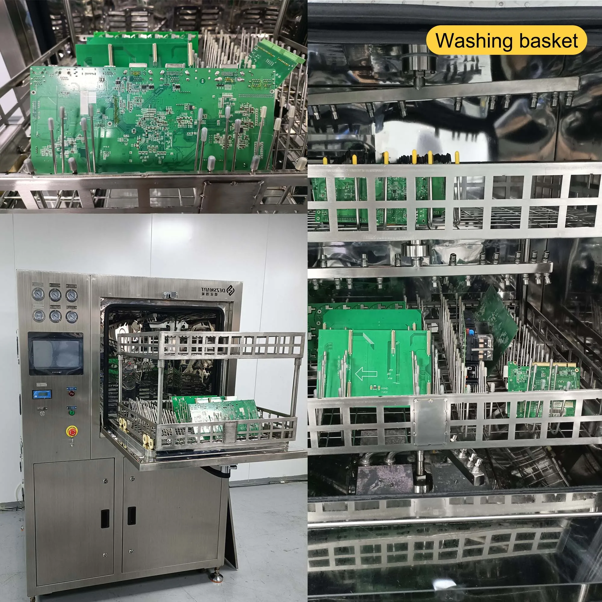 Silman DEZ-C743 Integrated Offline PCBA Water-based Cleaning Machine For Cleaning Circuit Board PCBA Board SMT Cleaning Device 5