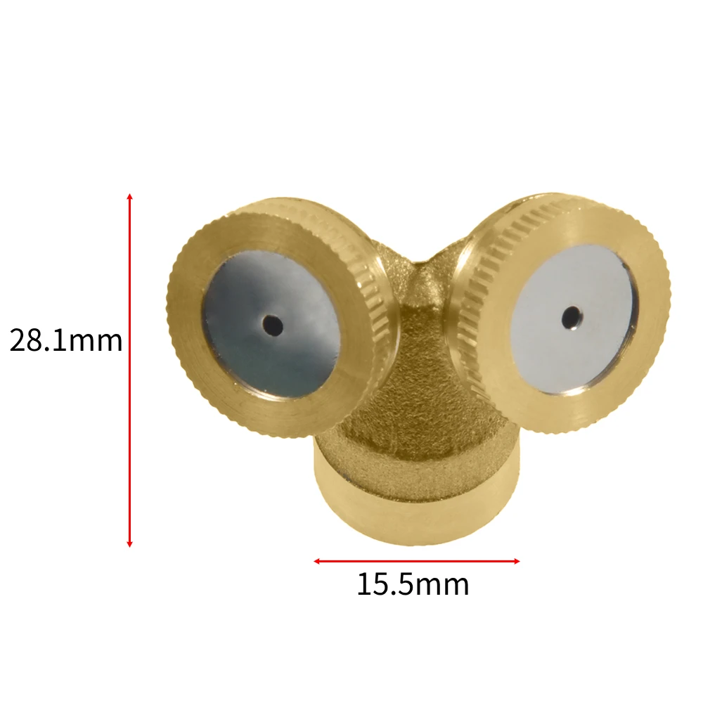 1/4" Spray Misting Fog Nozzle Hole Garden Sprayer Nozzle Refraction 1pcs Sprayer Accessories 1pcs misting nozzles spray nozzle garden spray nozzle