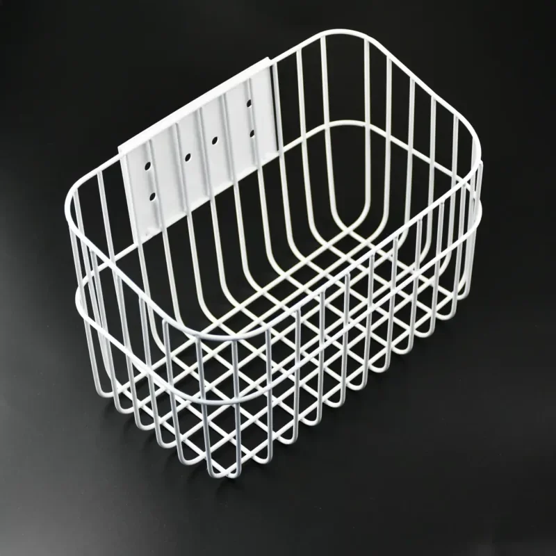 Hospital Accessories Square Basket for Medical Trolly Cart Wall Mounting Support Medical Machine Holder
