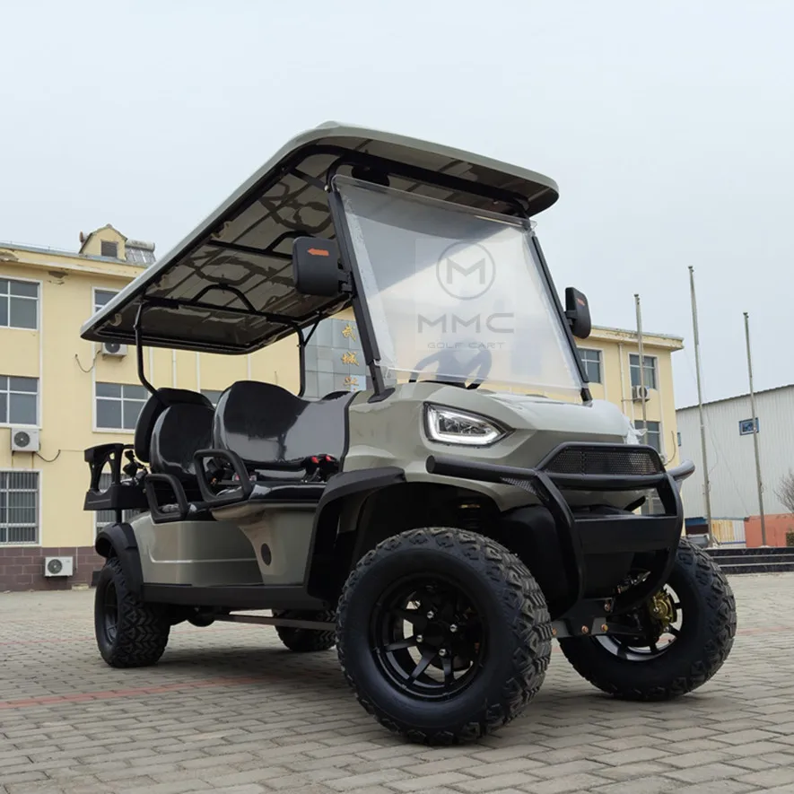 Miglior Prezzo 48V/72V Batteria Al Litio Carrello Da Golf Elettrico 4 + 2 Posti 4Kw/5Kw/7Kw Motore Caccia Golf Buggy Off Road Golf Cart