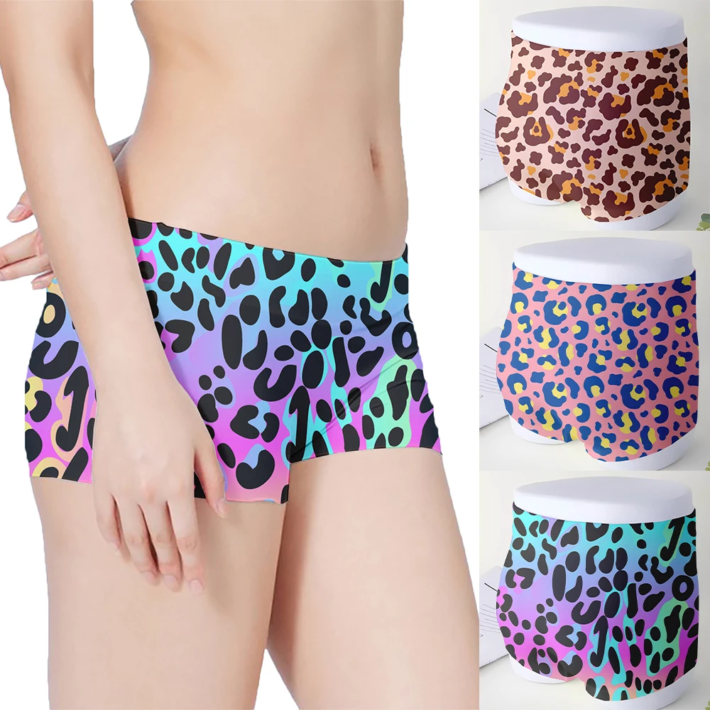 

Sexy ladies shorts 3D leopard print casual Fashion comfortable beach swimming shorts summer skirt safety swimming trunks