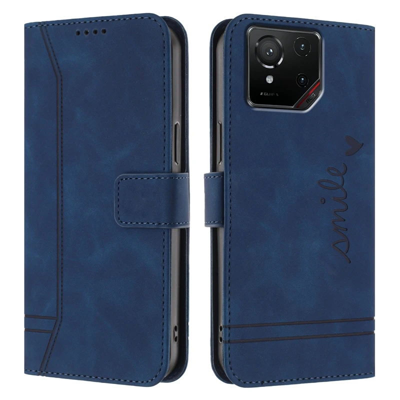 Leather Flip Wallet Case for Asus ROG Phone 9 Pro - Magnetic Closure