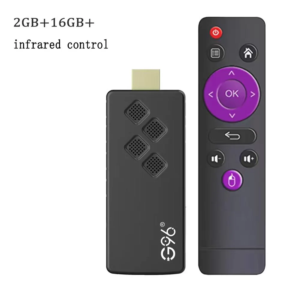 G96 Q2 グローバルバージョン TV スティック Google アシスタント Android 13.0 4K Allwinner H313 クアッドコア ポータブル ストリーミング メディア プレーヤー