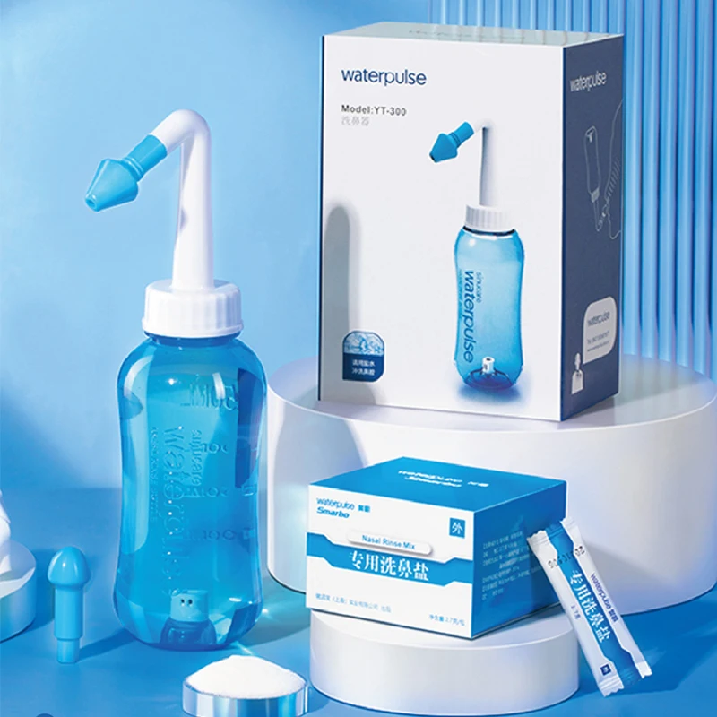 

300ml Nose Wash Cleaner Nasal Irrigator Sinus Rinse Bottle Nose Protector Avoid Allergic Rhinitis Adults Neti Pot Original box