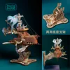 DIY 3D Wooden Puzzle Fantastic Spaceship Popular Assembly Model Kits Toys For Children Kids Girls Birthday Gift 4