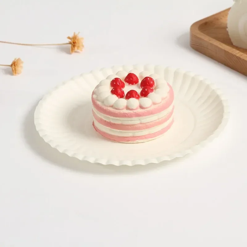 6inch Disposable Paper Plate birthday tableware set birthday party supplies party supplies 50/100Pcs For Birthday Wedding Xmas BBQ Party Kids Painting