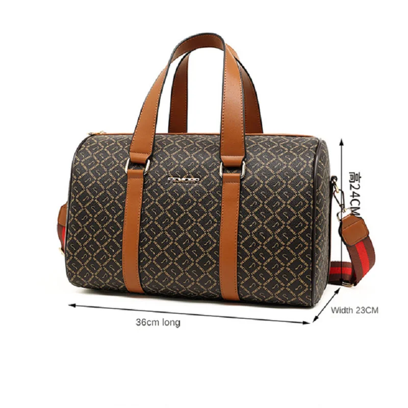 20 inch carry on suitcase with makeup bag for women male leather