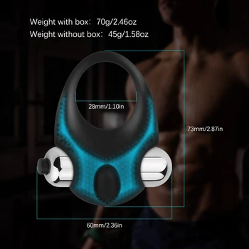 Men Vibrating Cock Rings Male Delay Ejaculation Penis Ring Clitoris Stimulation Vibrator Adult Products sex toys for men 4