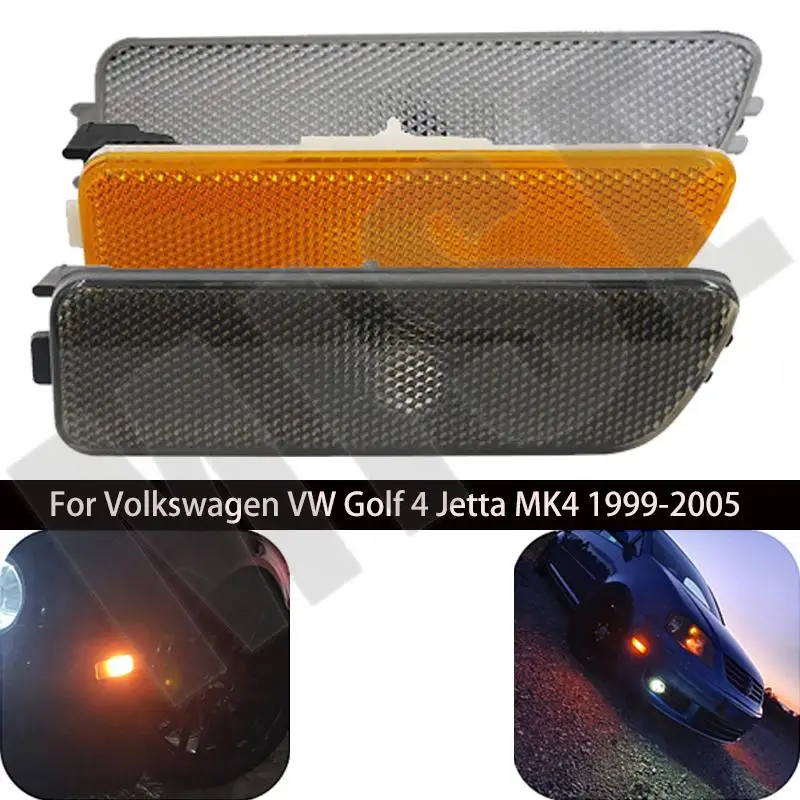 Left Right Car Front Side Marker Lights Turn Signal Lamp Indicators for