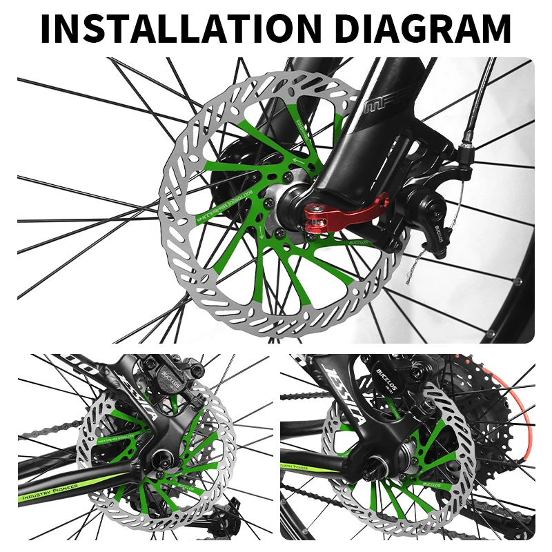 Bike Disc Brake Rotor 160/180/203mm Front Rear Heat Dissipate MTB Road Bike G3CS Hydraulic Brakes bike brake rotor mountain bicycle disc brake bicycle disc brake mountain bike disc brake