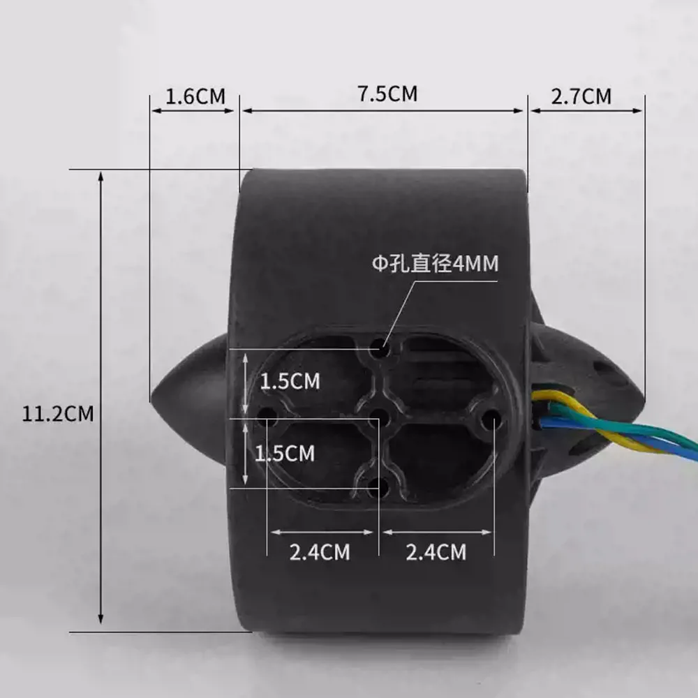 Moteur RC Brushless 400W 7kg Poussée pour ROV Kayak Bateau